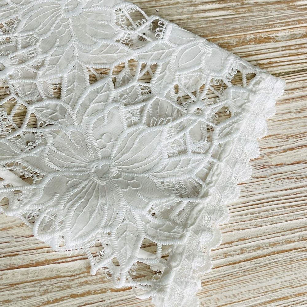 NWT Johnny Was - Garden White Lace Maxi Dress with Keyhole Neckline - Size M - Picture 15 of 15